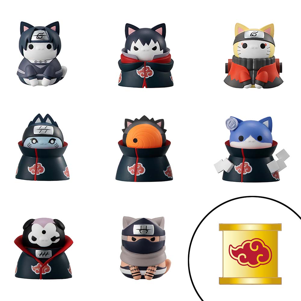 (PO) NYARUTO! NARUTO Shippuden Full Confrontation with Akatsuki! Defense battle of Village of Konoha! set w/Gift [BOX]