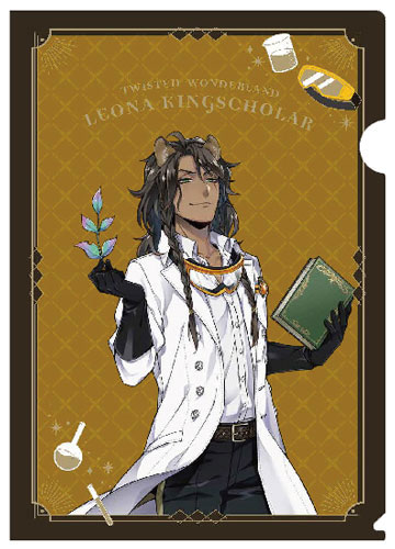 Disney Twisted Wonderland Clear File Lab Coat Leona Kingscholar