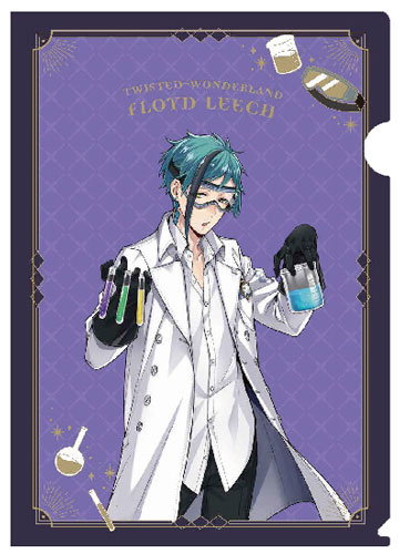 Disney Twisted Wonderland Clear File Lab Coat Floyd Leech