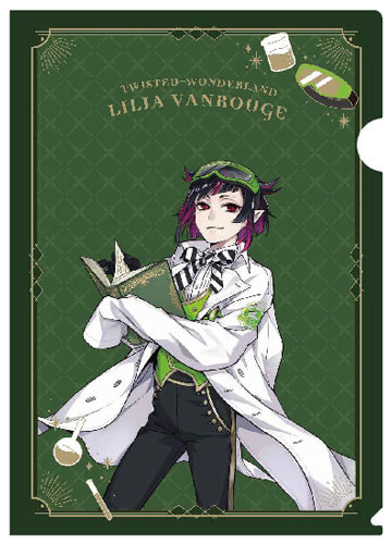 Disney Twisted Wonderland Clear File Lab Coat Lilia Vanrouge