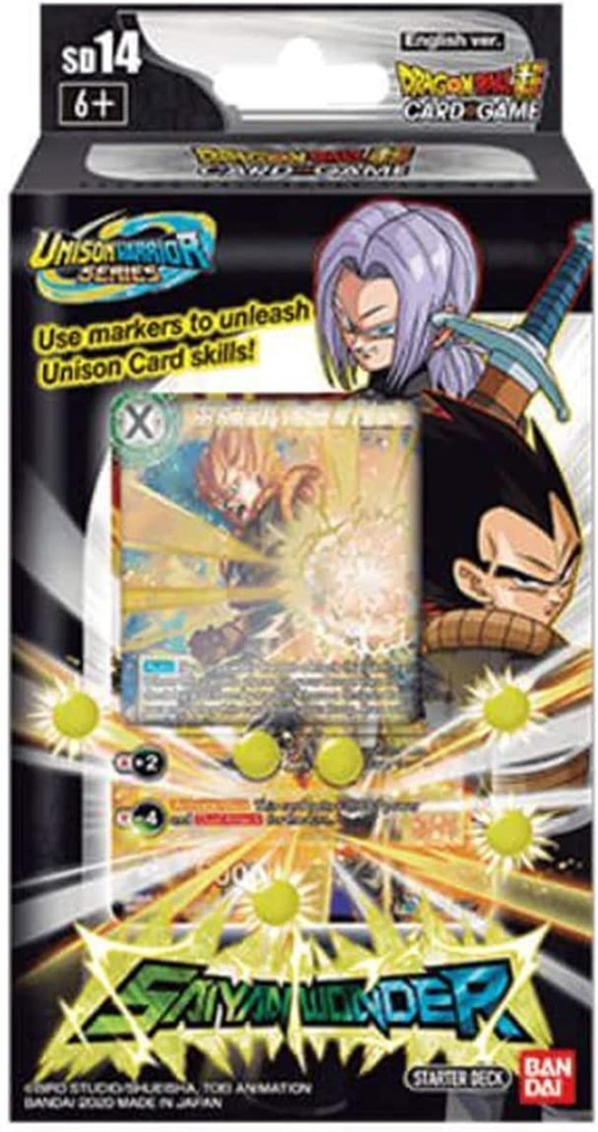 Dragonball Super Unison Warrior Series DB10 - SD14 Saiyan Wonder Starter Deck