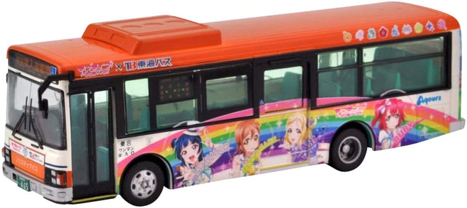 (PO) Japan Bus Collection 80 JH032 Tokai Bus Orange Shuttle Love Live! Sunshine! Wrapping Bus No. 2 (1)
