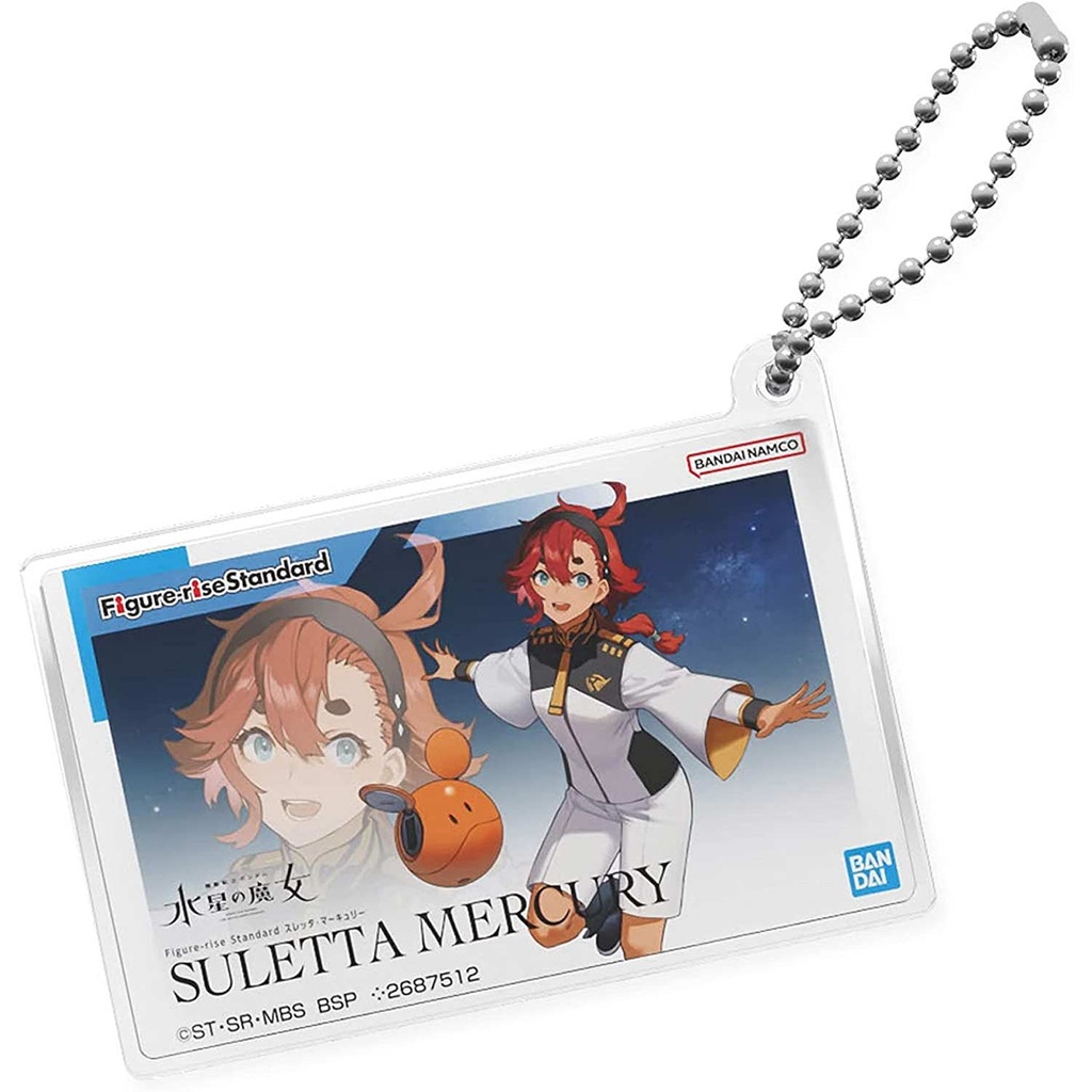 Gunpla Package Art Acrylic Ball Chain MS Gundam The Witch from Mercury - Suletta Mercury