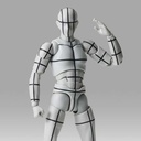 S.H.Figuarts Body-kun -Sports- Edition -Wire Frame- (Gray Color Ver.)