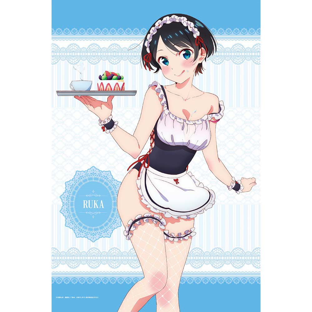 (PO) Rent-A-Girlfriend Original Illustration B2 Tapestry Swimwear Maid Ver. 3 Sarashina Ruka