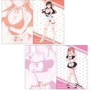 (PO) Rent-A-Girlfriend Original Illustration Clear File Set Swimwear Maid Ver. A