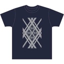 (PO) Hirosaki Sakura Festival 2022 x Sakura Miku Kogin.net Collab Tsugaru Kogin Embroidery T-Shirt (Indigo X White) (L)