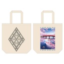 (PO) Hirosaki Sakura Festival 2022 x Sakura Miku Kogin.net Collab Tsugaru Kogin Embroidery Tote Bag (Natural x Black)