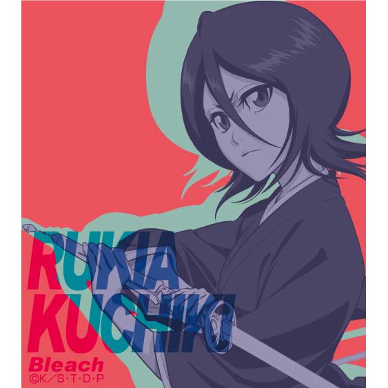 (PO) Bleach my Sword, My Soul Mini Shikishi Rukia Kuchiki (Red)