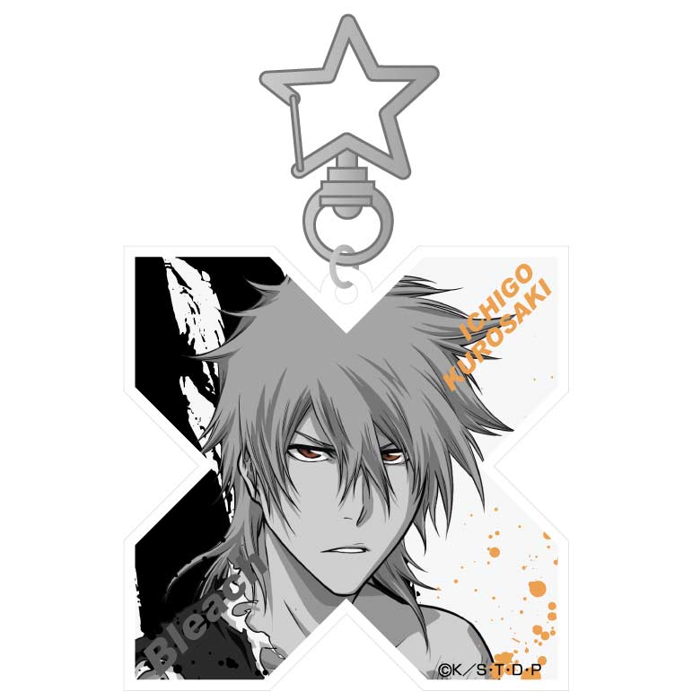 (PO) Bleach my Sword, My Soul Acrylic Key Chain Kurosaki Ichigo (Monochrome)