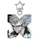 (PO) Bleach my Sword, My Soul Acrylic Key Chain Grimmjow Jaegerjaquez (Monochrome)