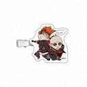 (PO) D.Gray-man Acrylic Hair Clip Lavi & Bookman
