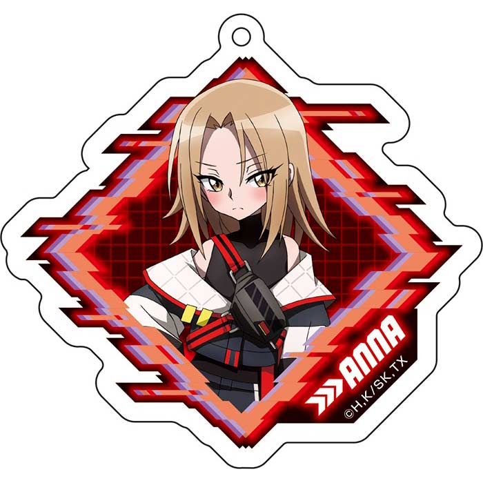 (PO) Shaman King Original Illustration Acrylic Key Chain Cyberpunk Ver. 2 Kyoyama Anna