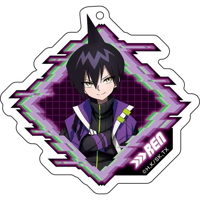 (PO) Shaman King Original Illustration Acrylic Key Chain Cyberpunk Ver. 3 Tao Ren