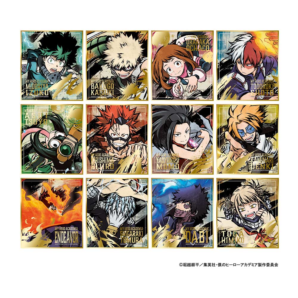 (PO) My Hero Academia Visual Shikishi Collection Brushstroke 2 [BOX]