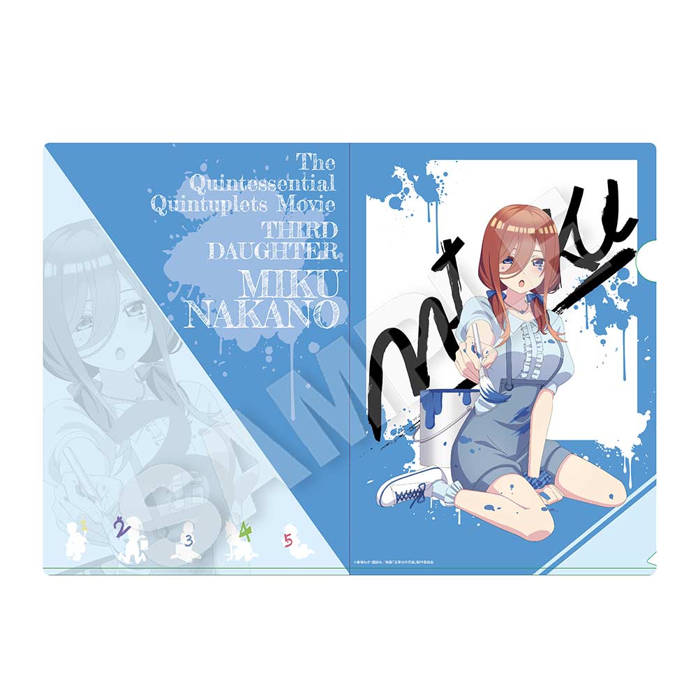 (PO) The Quintessential Quintuplets Movie Clear File GRAFFITI GIRL Ver. - Nakano Miku