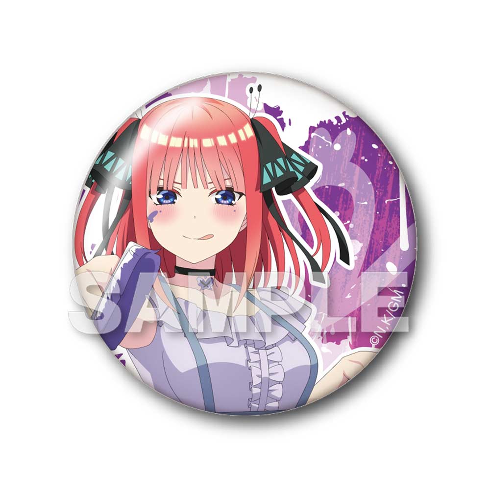 (PO) The Quintessential Quintuplets Movie Can Badge GRAFFITI GIRL Ver. - Nakano Nino