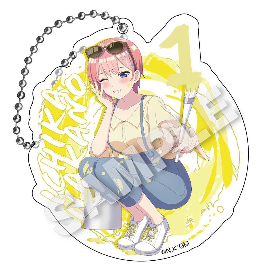 (PO) The Quintessential Quintuplets Movie Acrylic Key Chain GRAFFITI GIRL Ver. - Nakano Ichika