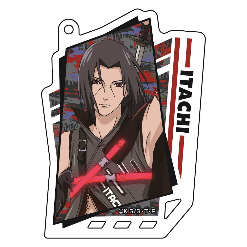 (PO) Naruto Shippuden Vol. 2 Original Illustration Acrylic Key Chain - Itachi