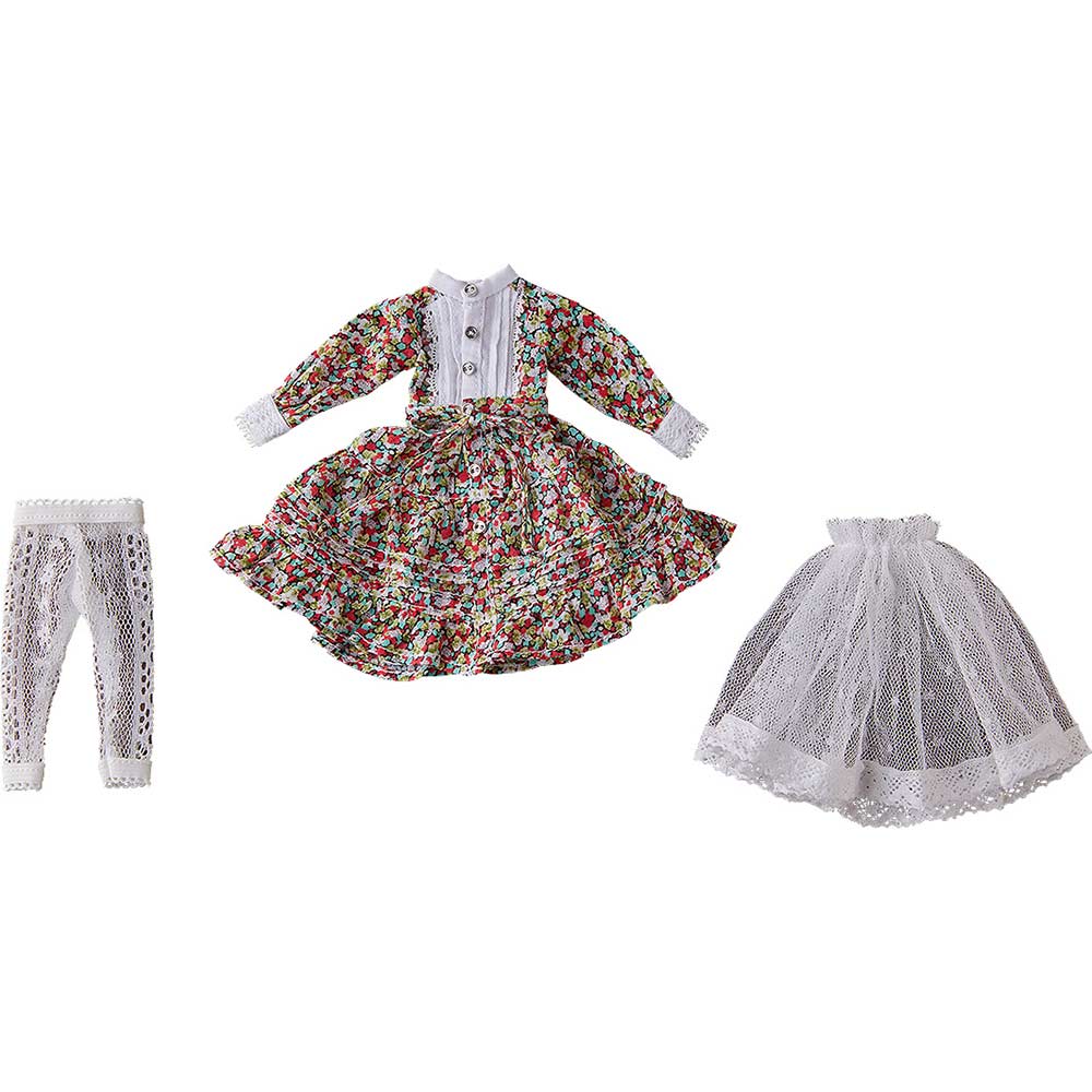 (PO) Harmonia humming Special Outfit Series (Flower Print Dress Red) Designed by SILVER BUTTERFLY