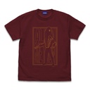 (PO) Ultra Seven Alien Metron Illust Touch T-Shirt Burgundy (XL)