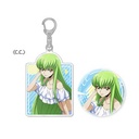 (PO) Code Geass Lelouch of the Rebellion Acrylic Key Chain & Can Badge Set C.C.