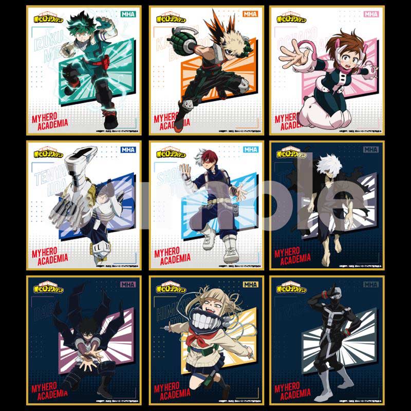 (PO) My Hero Academia Trading Mini Shikishi 6th Season Action Copyright 1 [BOX]
