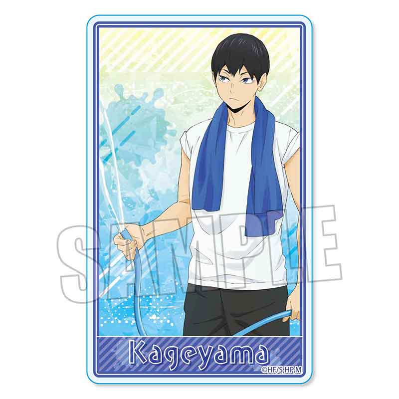 (PO) Haikyu! Acrylic Card Kageyama Tobio Pool Cleaning ver.