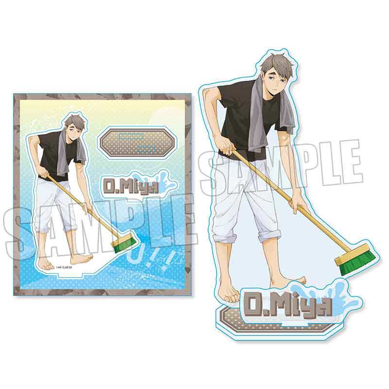 (PO) Haikyu! Acrylic Stand Miya Osamu Pool Cleaning ver.