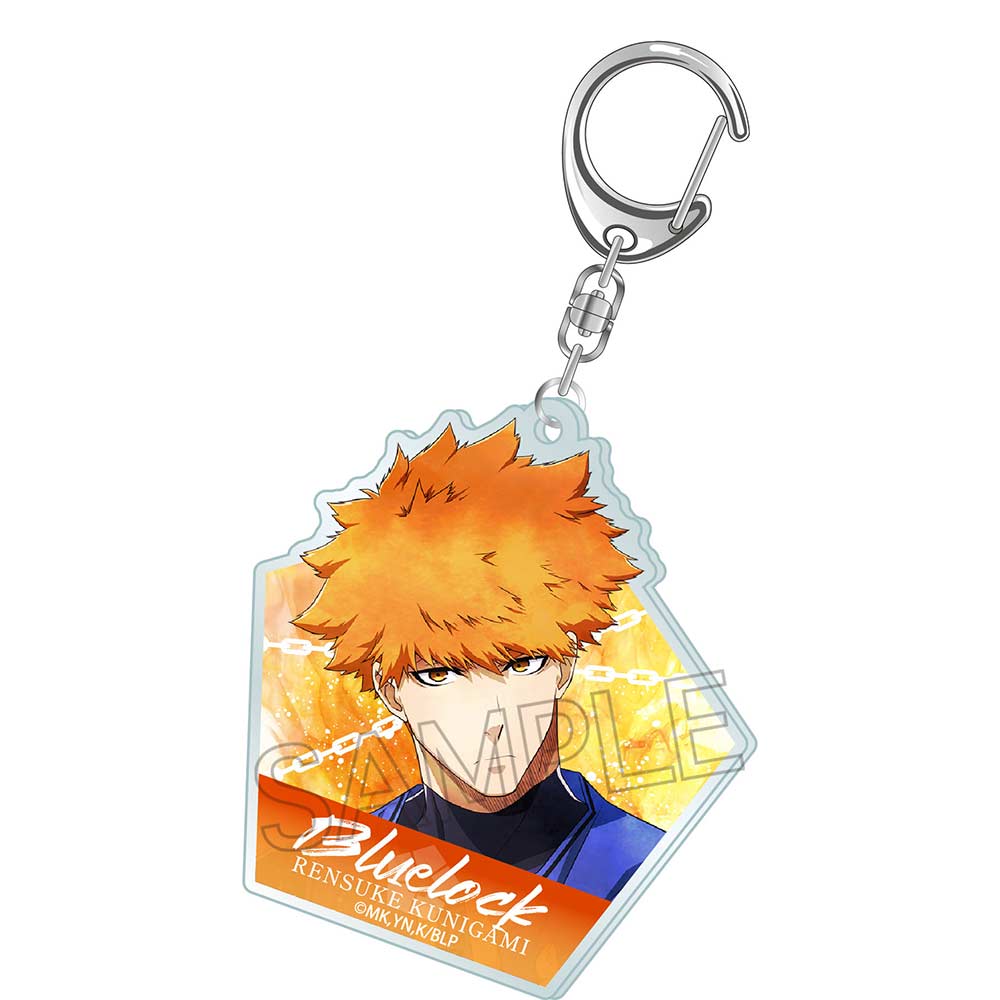 (PO) Blue Lock Wet Color Series Acrylic Key Chain - Kunigami Rensuke