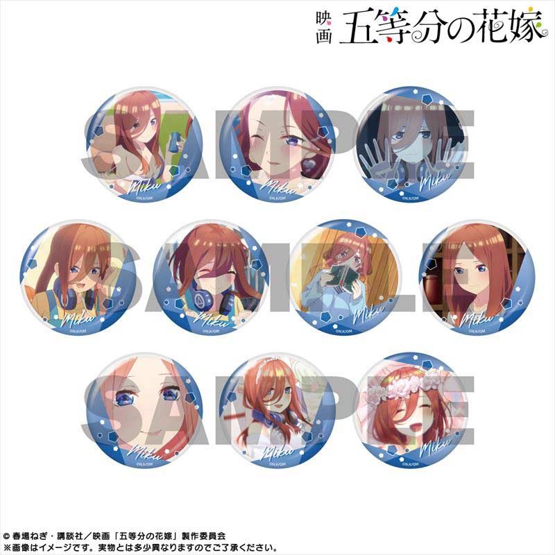 (PO) The Quintessential Quintuplets Movie Pickup Character Trading Can Badge Nakano Miku [BOX]
