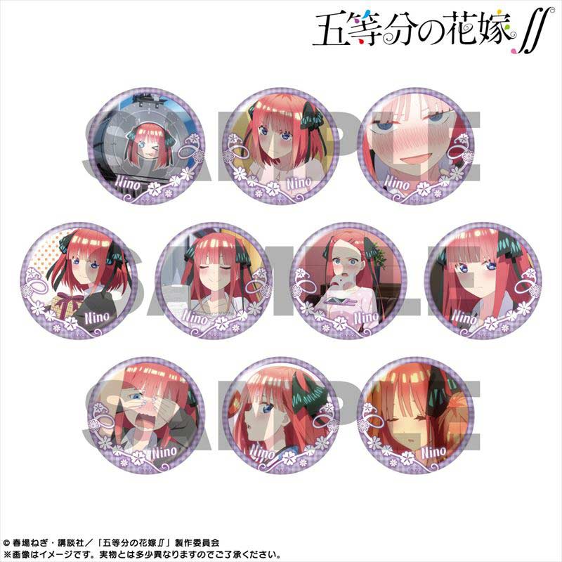 (PO) The Quintessential Quintuplets Season 2 Pickup Character Trading Can Badge Nakano Nino [BOX]
