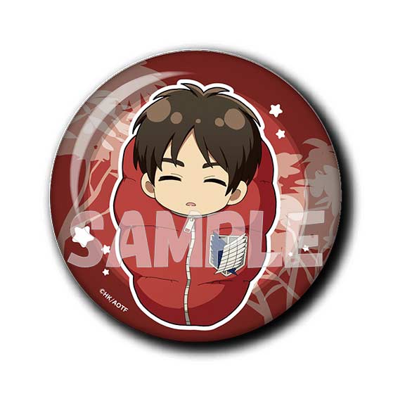 (PO) Attack on Titan Minobukuro Big Can Badge - Eren