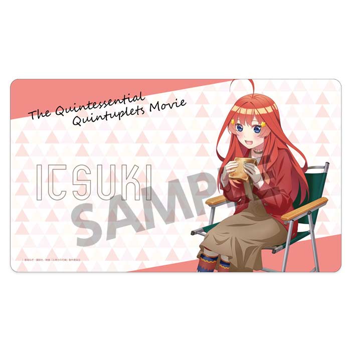 (PO) The Quintessential Quintuplets Movie Original Illustration Rubber Mat Nakano Itsuki Camp Ver.