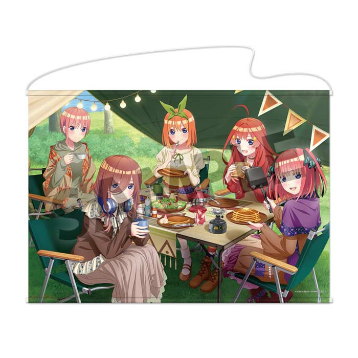 (PO) The Quintessential Quintuplets Movie Original Illustration B1 Tapestry Camp Ver.