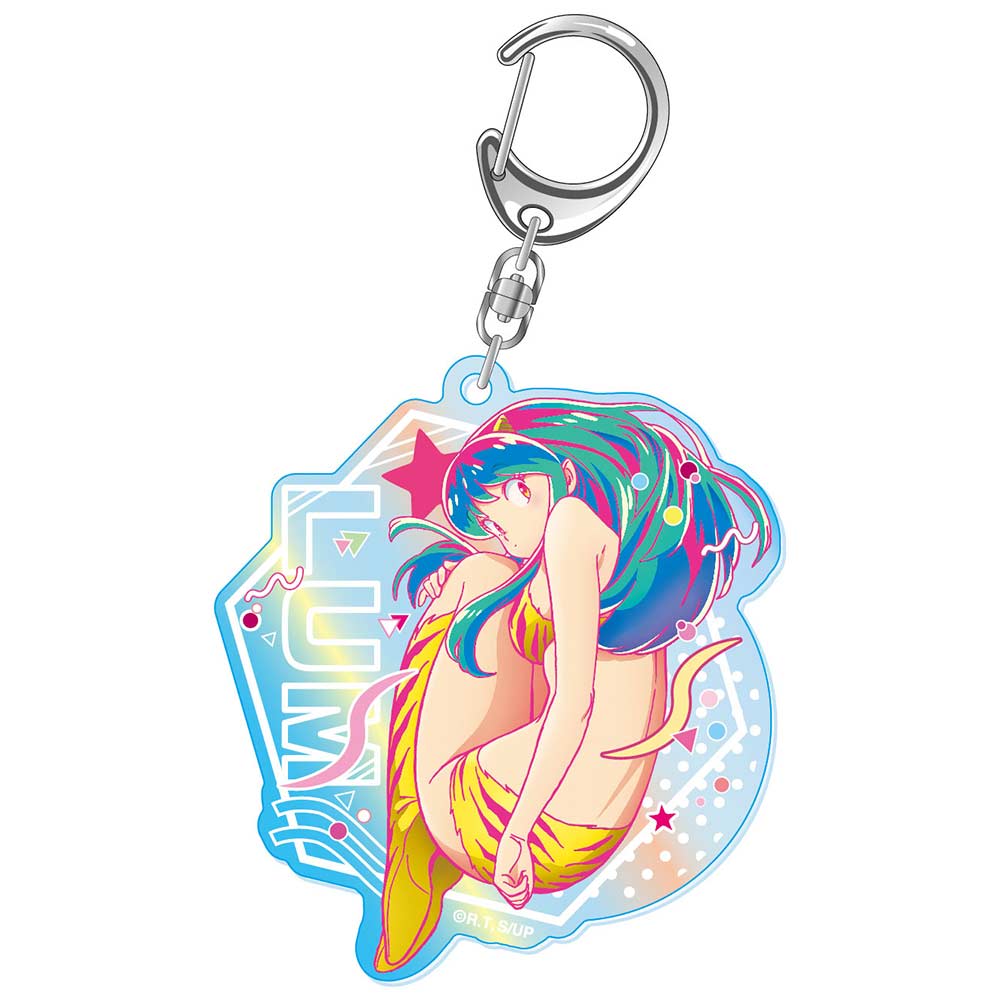 (PO) Urusei Yatsura Aurora Acrylic Key Chain Lum A Hexagon