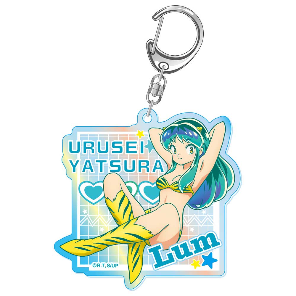 (PO) Urusei Yatsura Aurora Acrylic Key Chain Lum B Square