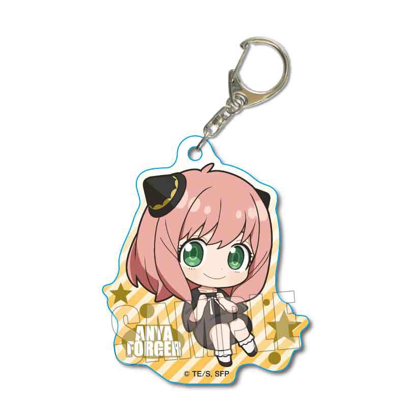 (PO) Pukasshu Acrylic Key Chain SPY x FAMILY - Anya Forger (Casual Outfit Ver.)