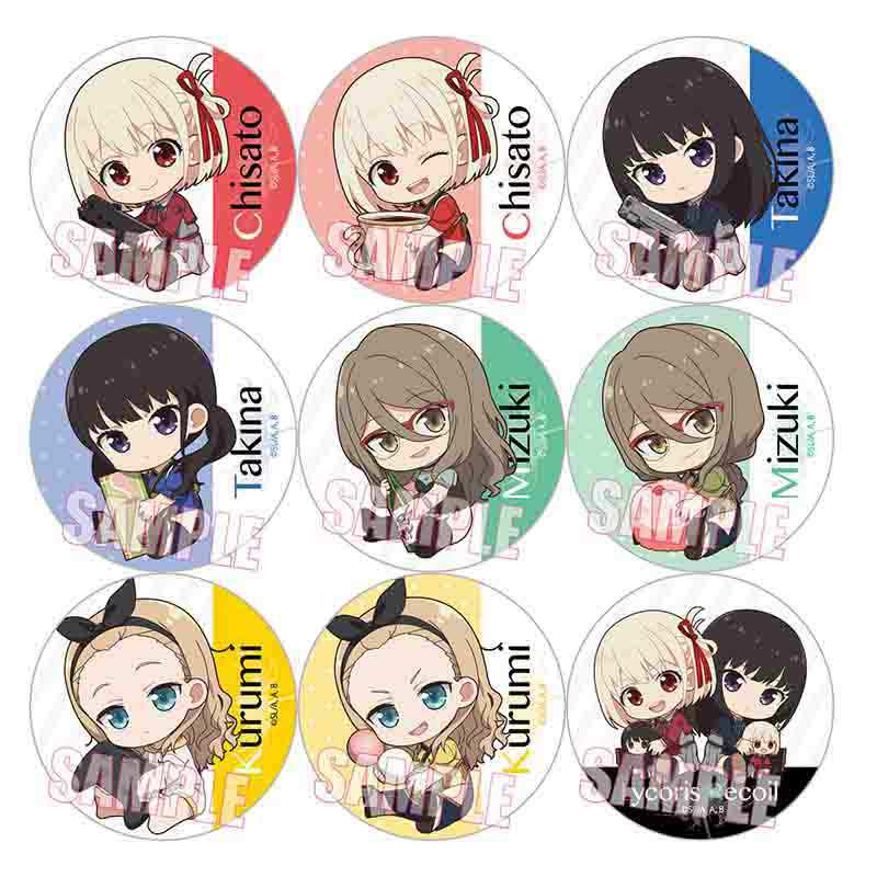(PO) Trading Can Badge Lycoris Recoil GyuGyutto [BOX]