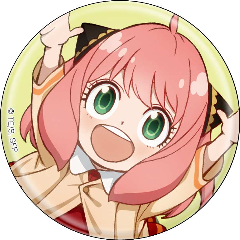 (PO) SPY x FAMILY Main Visual Anya Can Badge Collection Prepare for the Interview