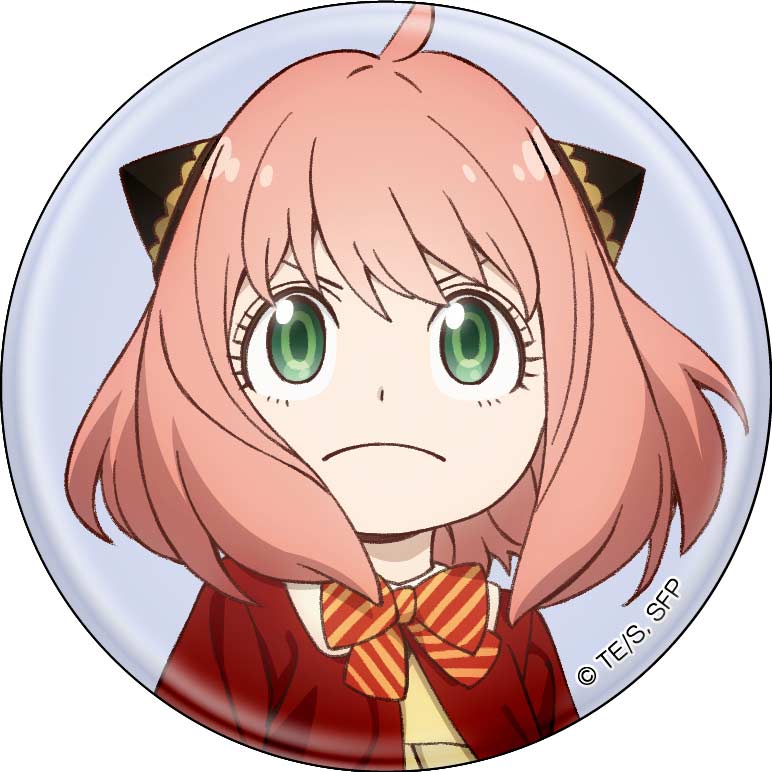 (PO) SPY x FAMILY Main Visual Anya Can Badge Collection The Prestigious School's Interview