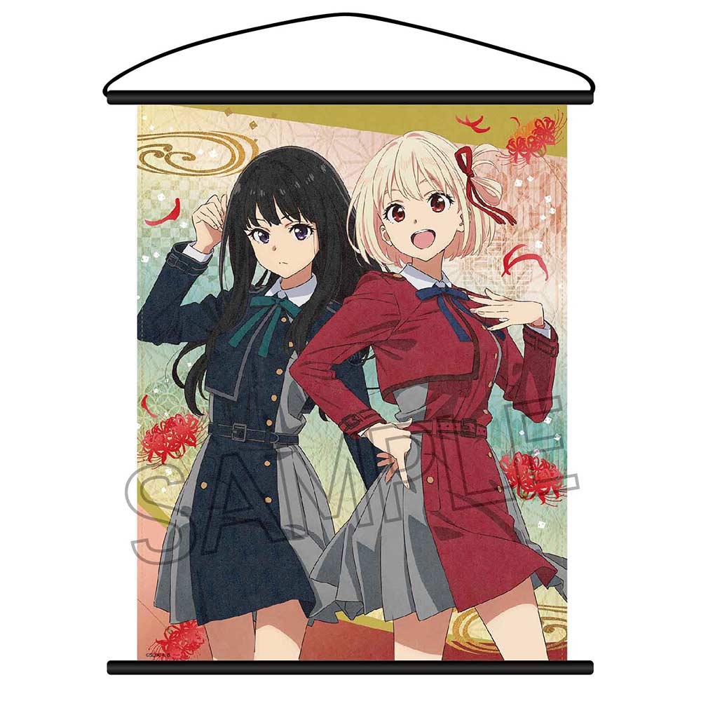 (PO) Lycoris Recoil Crepey Style Tapestry