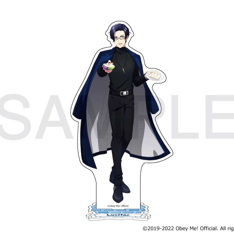 (PO) Obey Me! x mixx garden Dokidoki Cafe Meguri in Human World Acrylic Stand - Lucifer