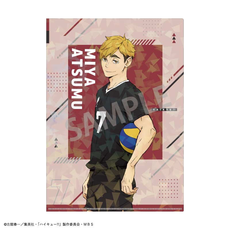 (PO) Haikyu!! Hologram A4 Clear File Miya Atsumu