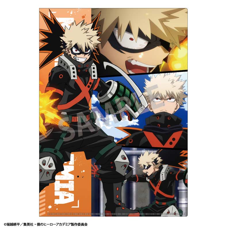 (PO) My Hero Academia Hologram A4 Clear File Bakugo Katsuki