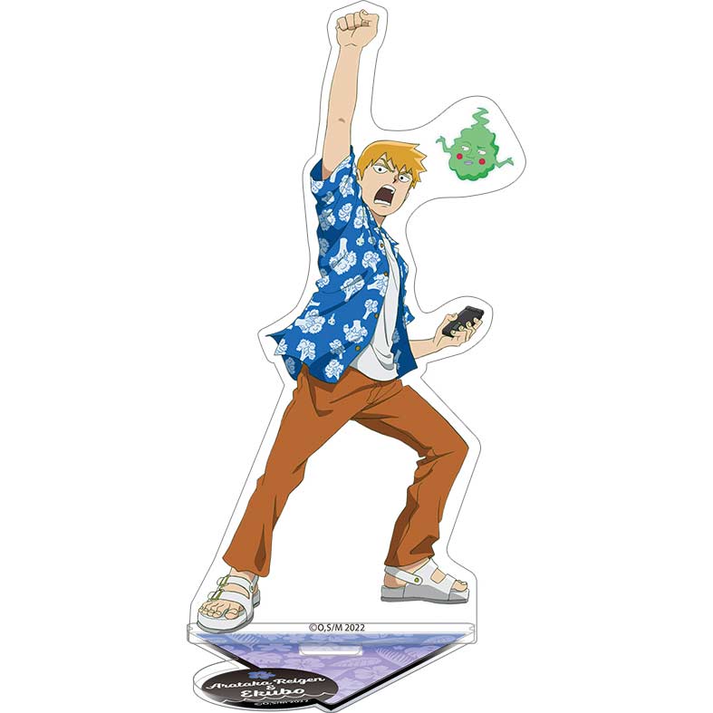 (PO) Mob Psycho 100 III Acrylic Stand Reigen Arataka & Ekubo Aloha Ver.