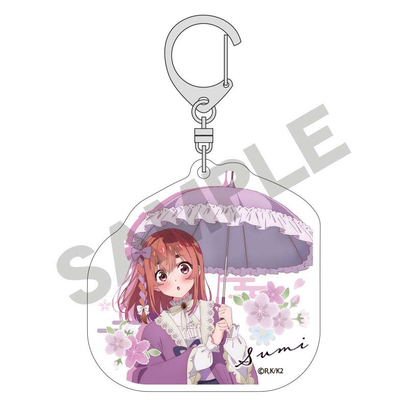 (PO) Rent-A-Girlfriend Acrylic Key Chain Sakurasawa Sumi Japanese Style Lolita