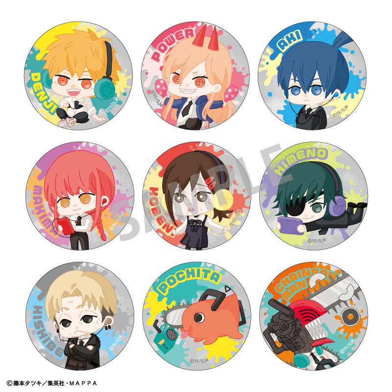 (PO) Chainsaw Man Trading Can Badge Enjoy Music [BOX]