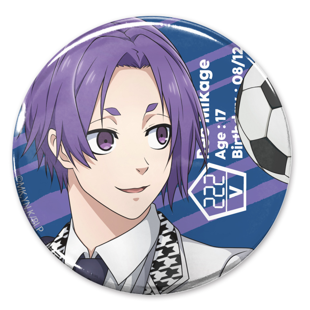 (PO) TV Anime Blue Lock New Illustration Can Badge Reo Mikage