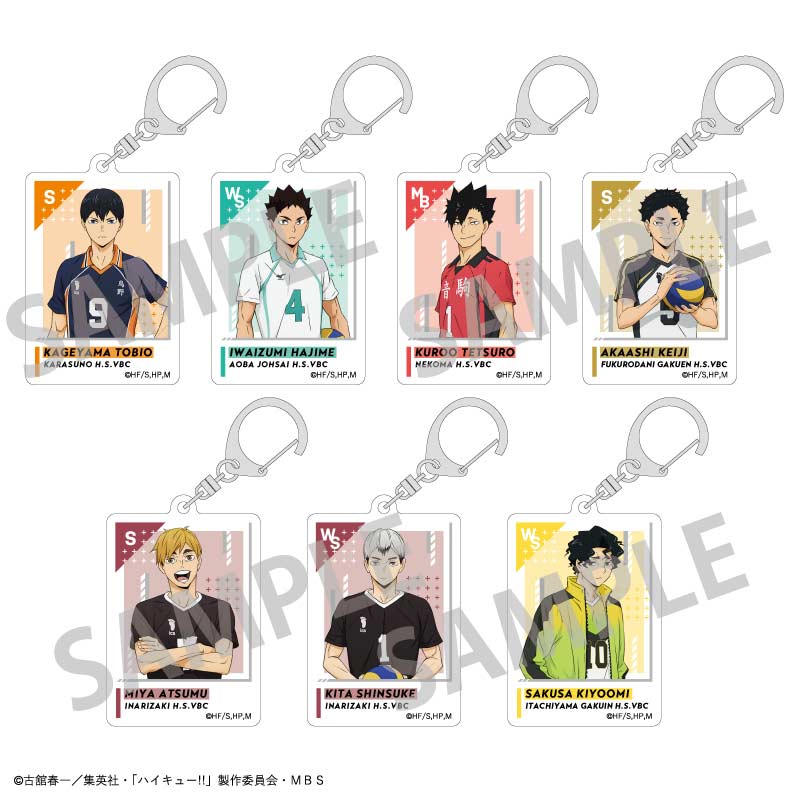 (PO) Haikyu!! Trading Acrylic Key Chain B [BOX]